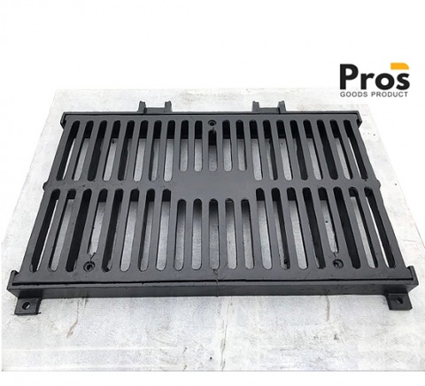 ตะแกรงระบายน้ำเหล็กหล่อสำเร็จรูป